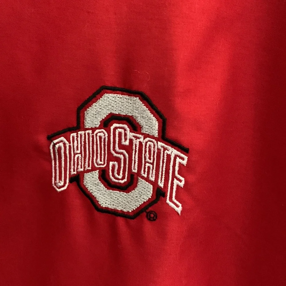 Ohio State Buckeyes Red V Neck Pullover Men's XL - Picture 3 of 10
